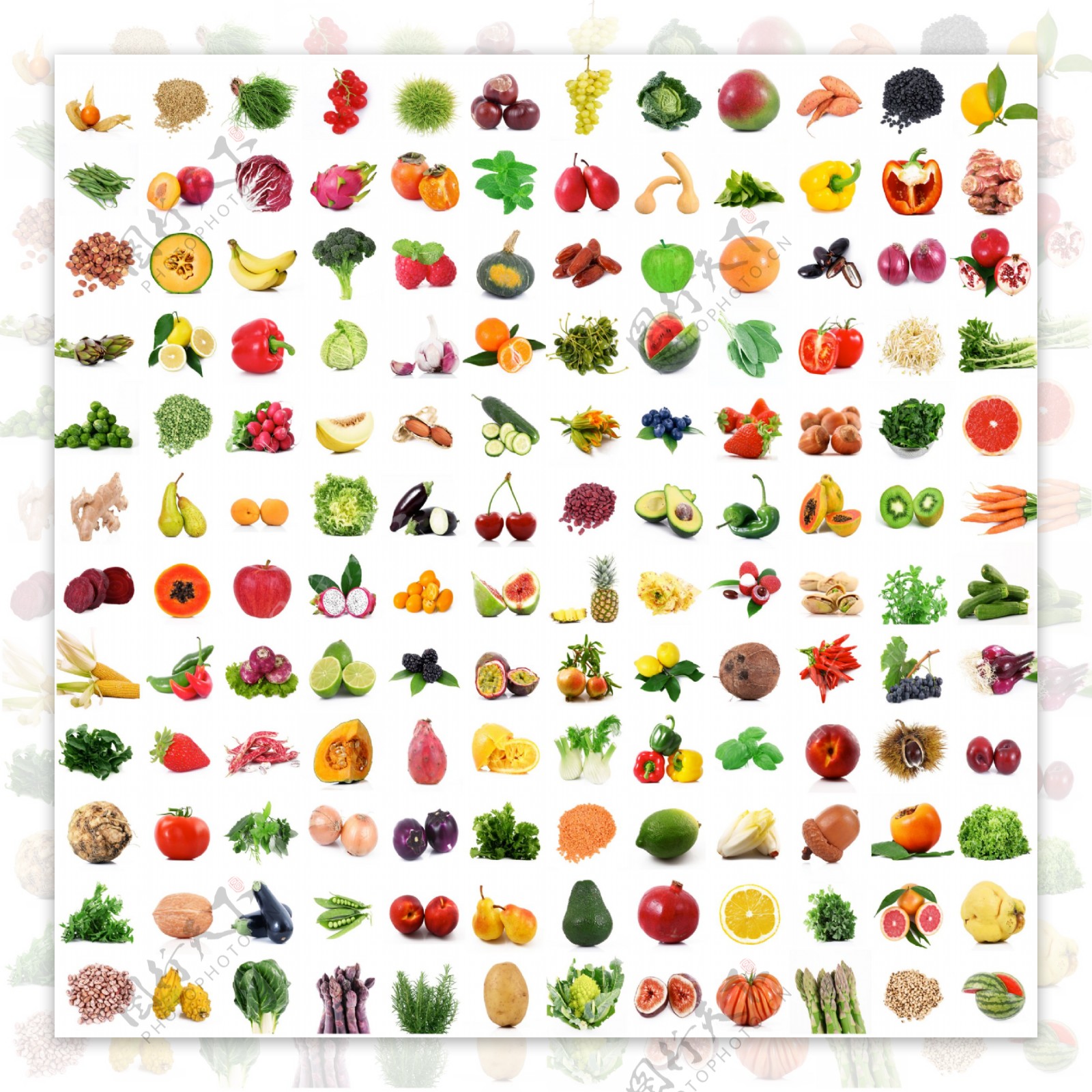 蔬菜水果集合图片