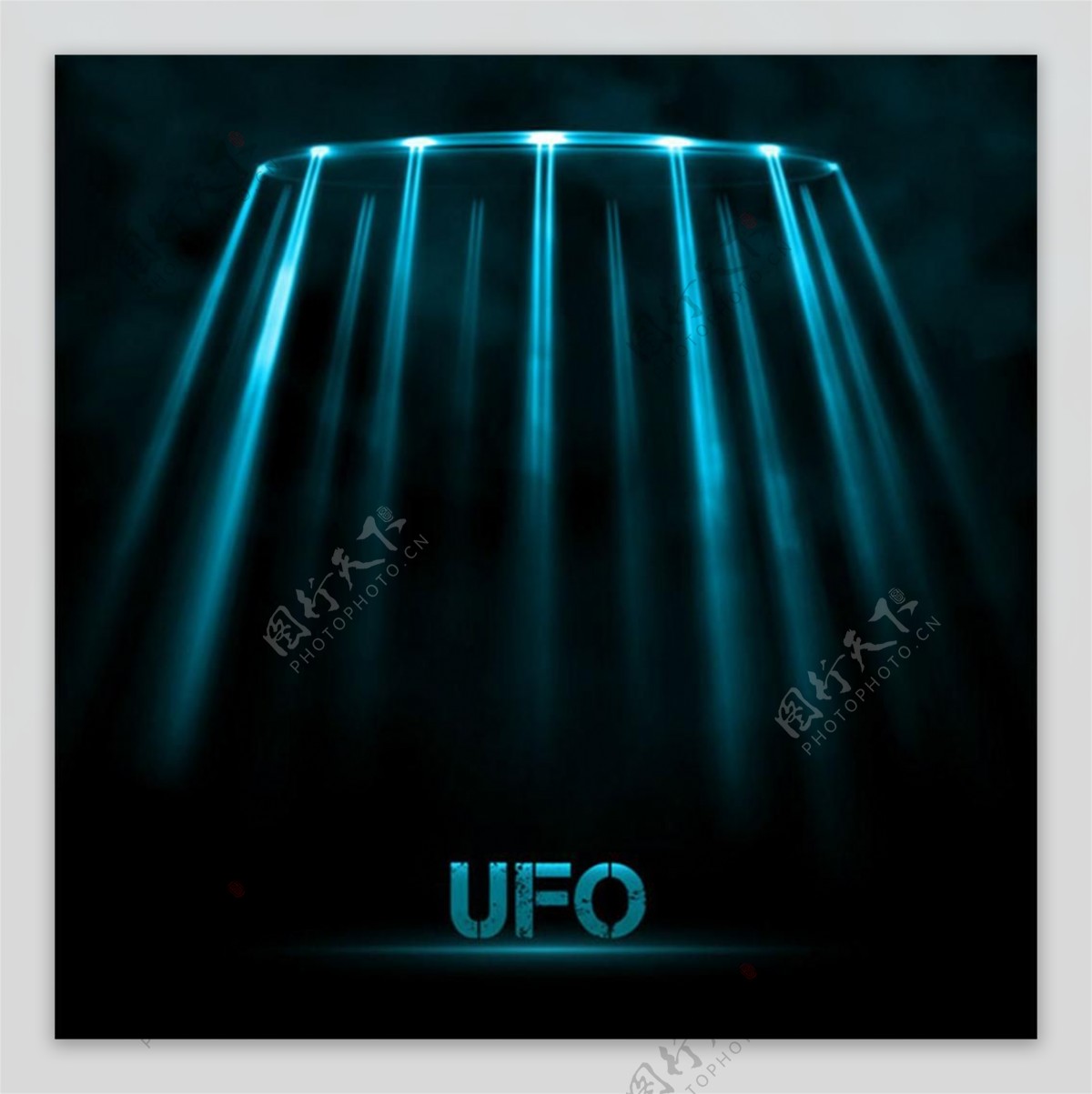 科技背景神秘外星人UFO