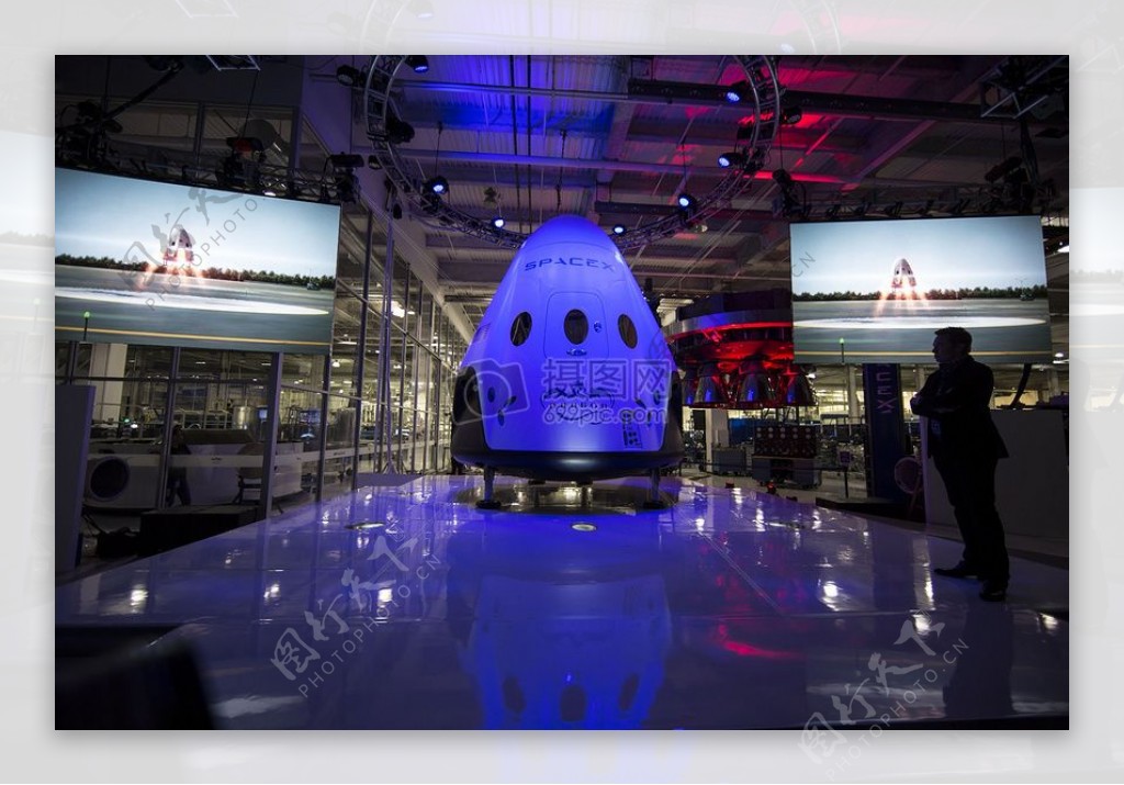 航天器Spacex公司飞船空间模块胶囊科学技术探索