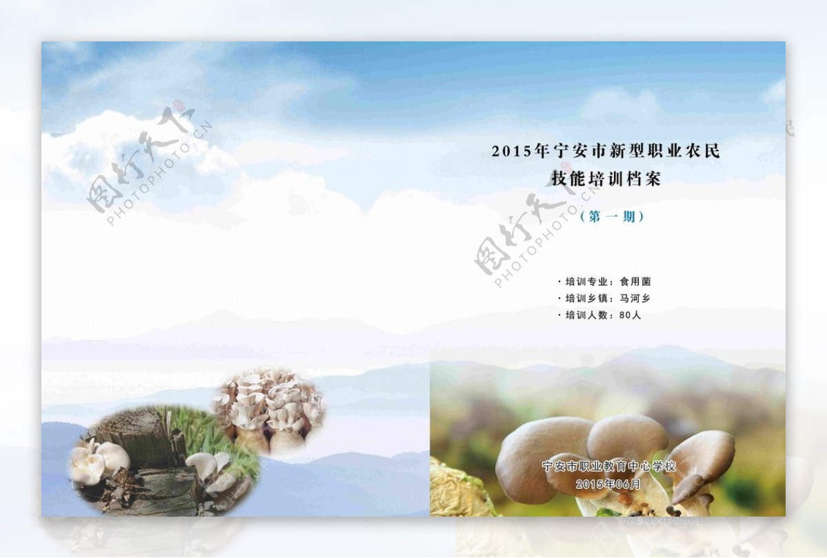 宁安市新型职业农民食用菌彩色书