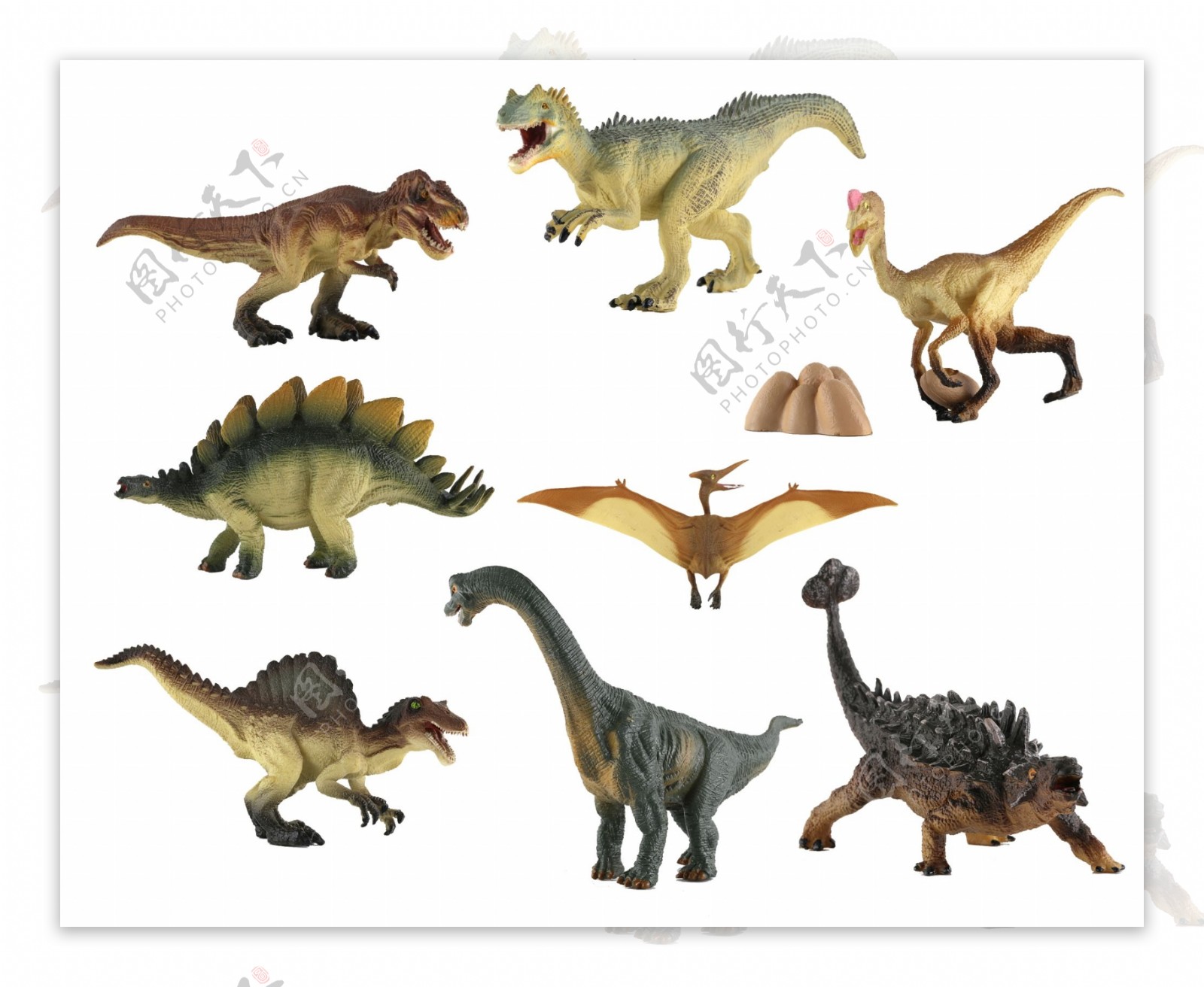 恐龙透明底抠图侏罗纪