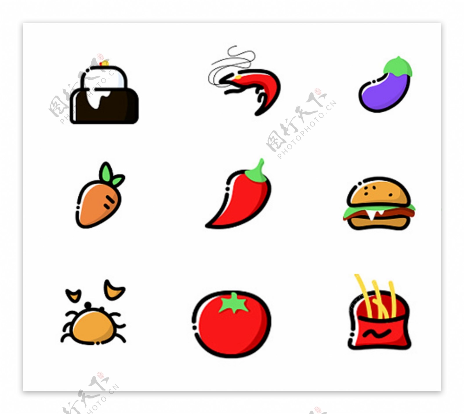 水果icon图标