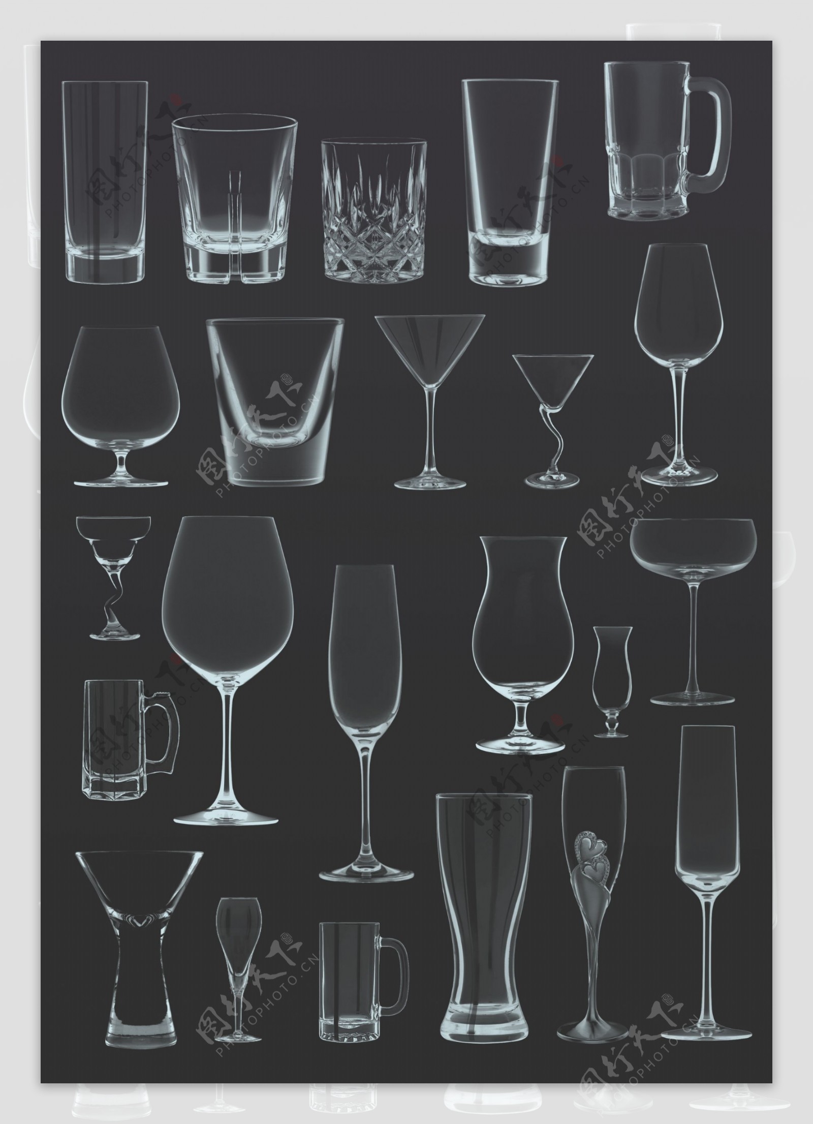 透明玻璃杯合集