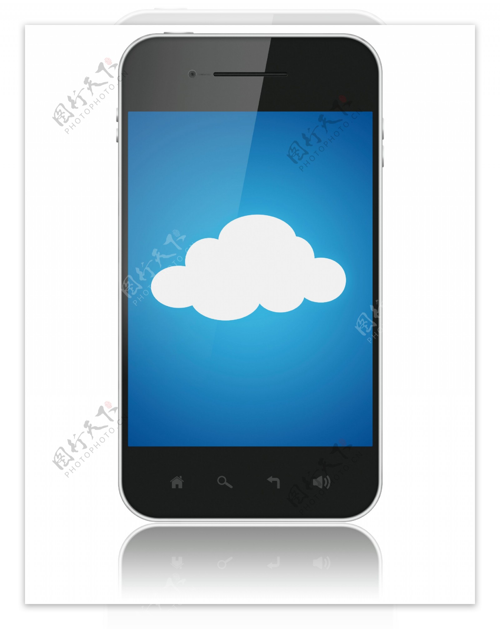 手机里的云朵图片