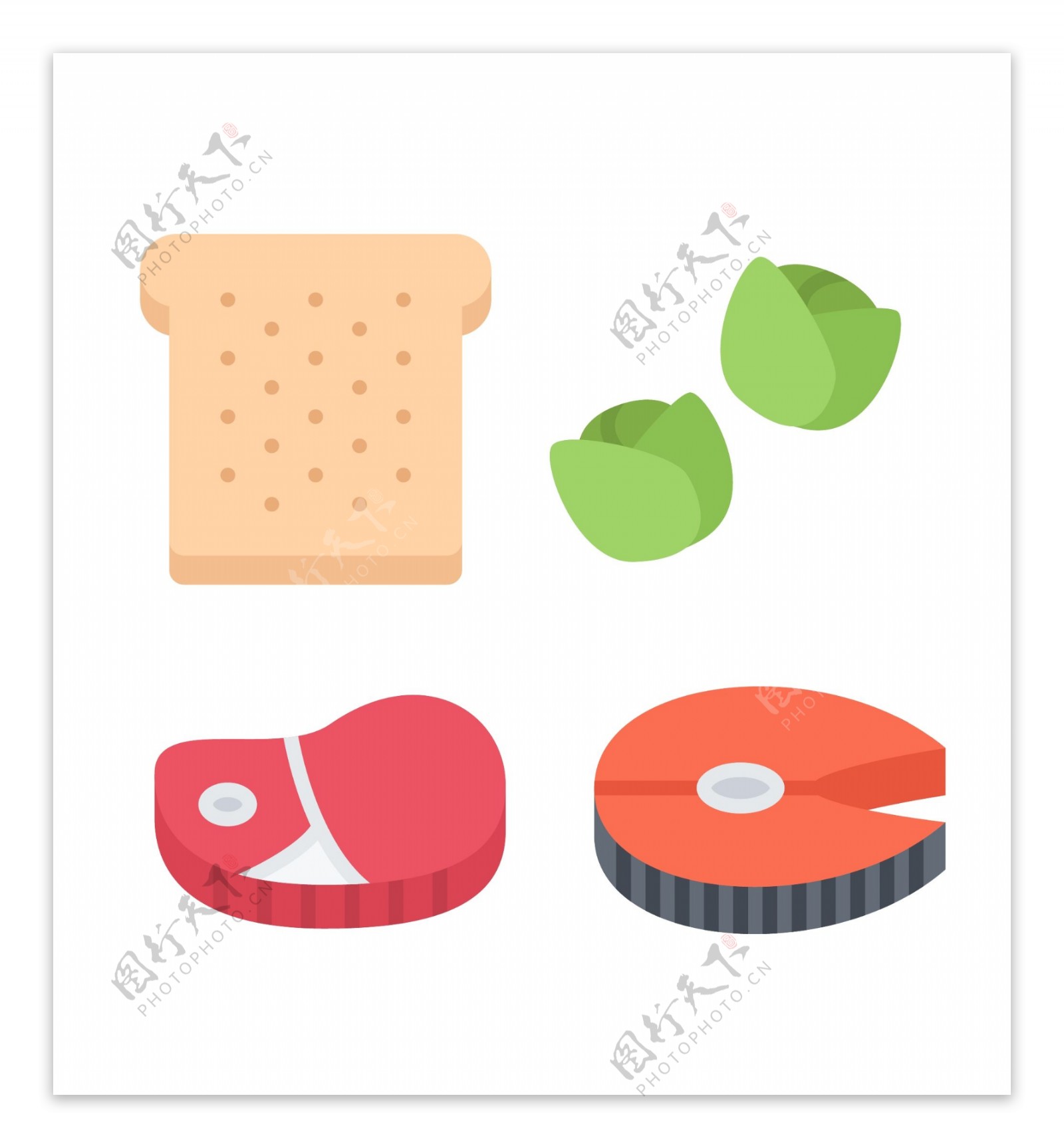 食品美食ICON图标标志图片