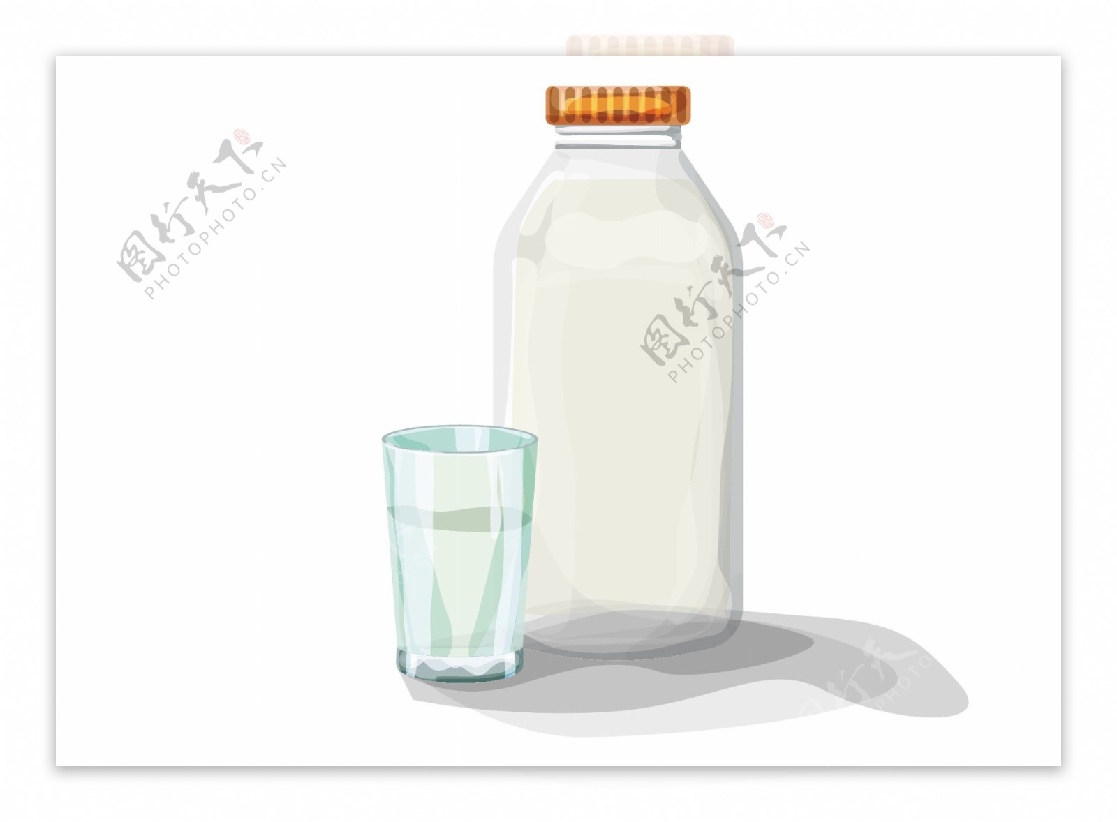牛奶包装矢量图