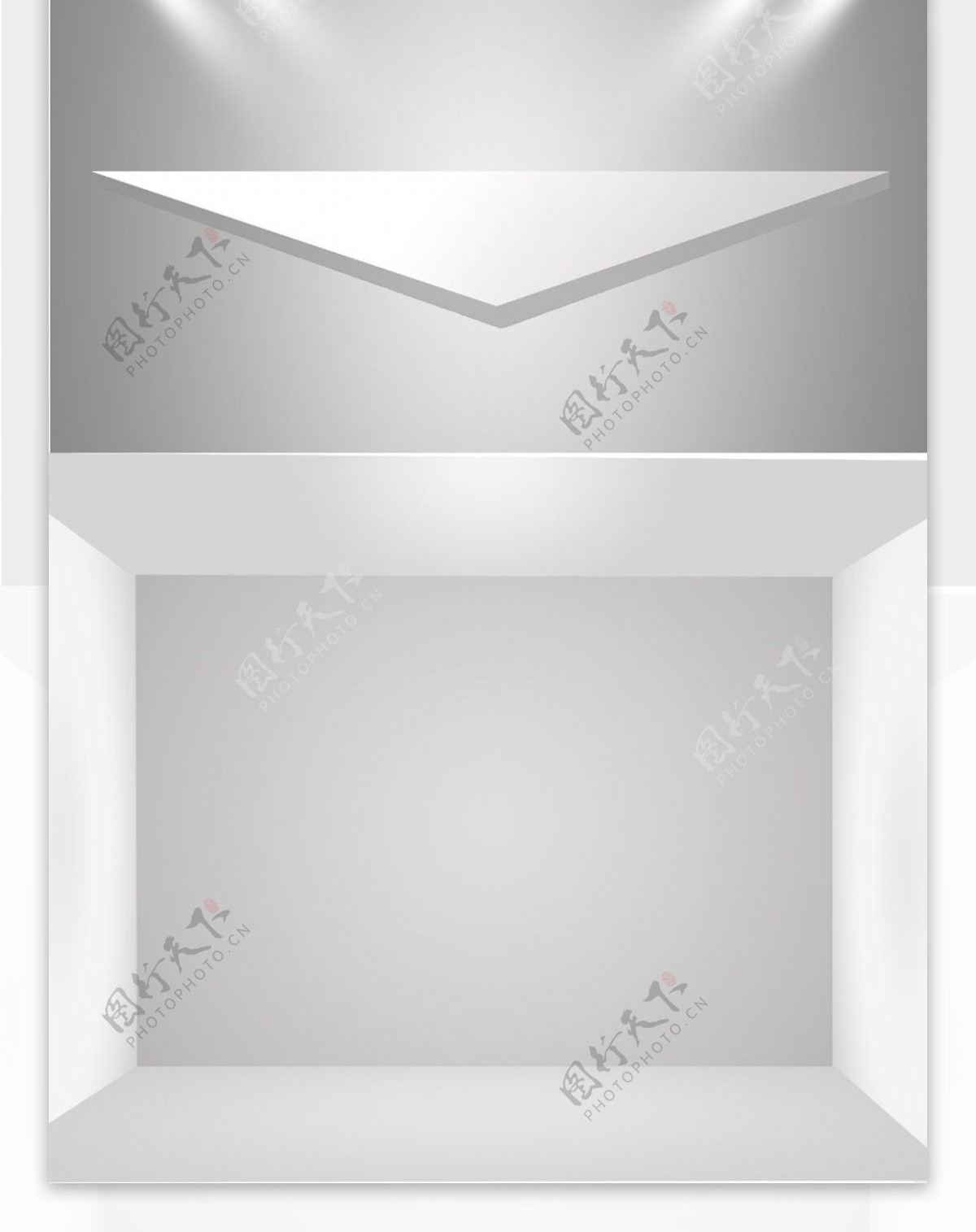 立体背景展示台PSD格式立体素材图片