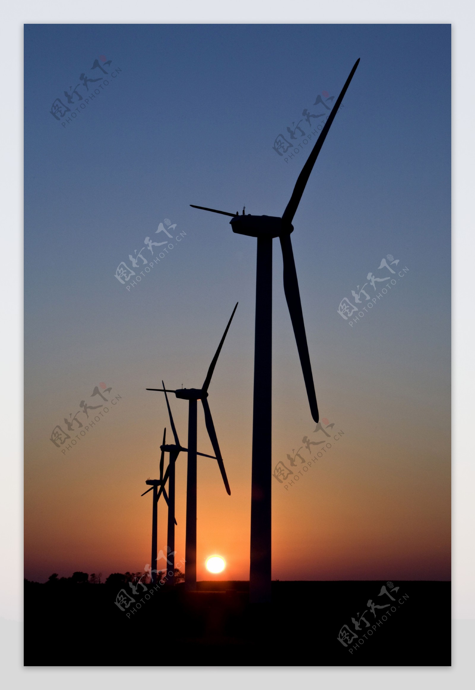 工业生产风车图片