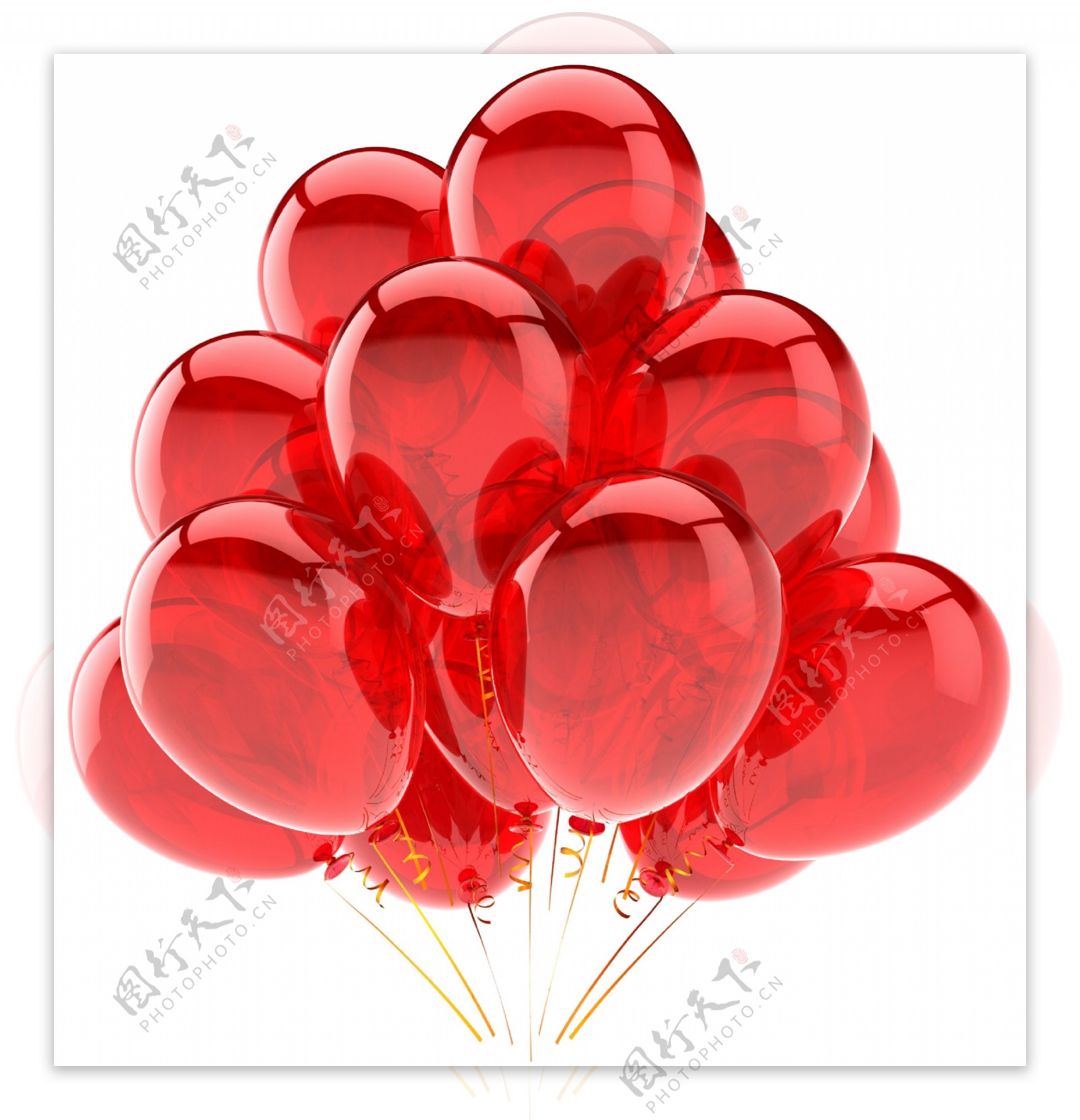 红色气球图片素材