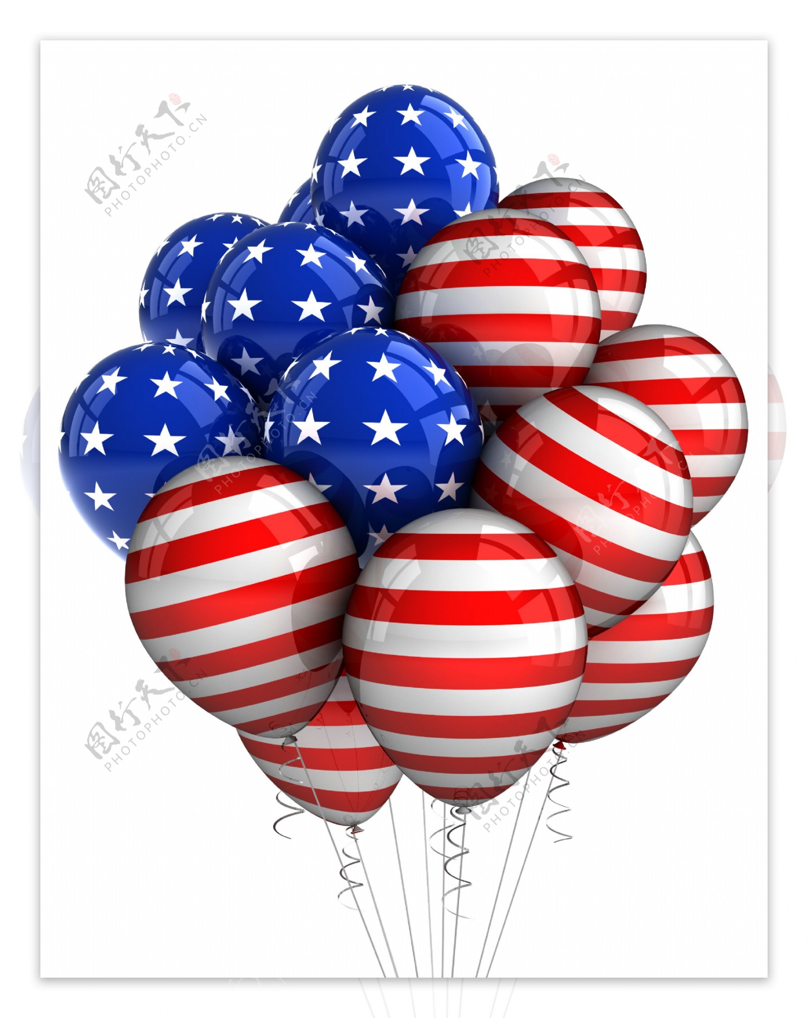 美国国旗气球
