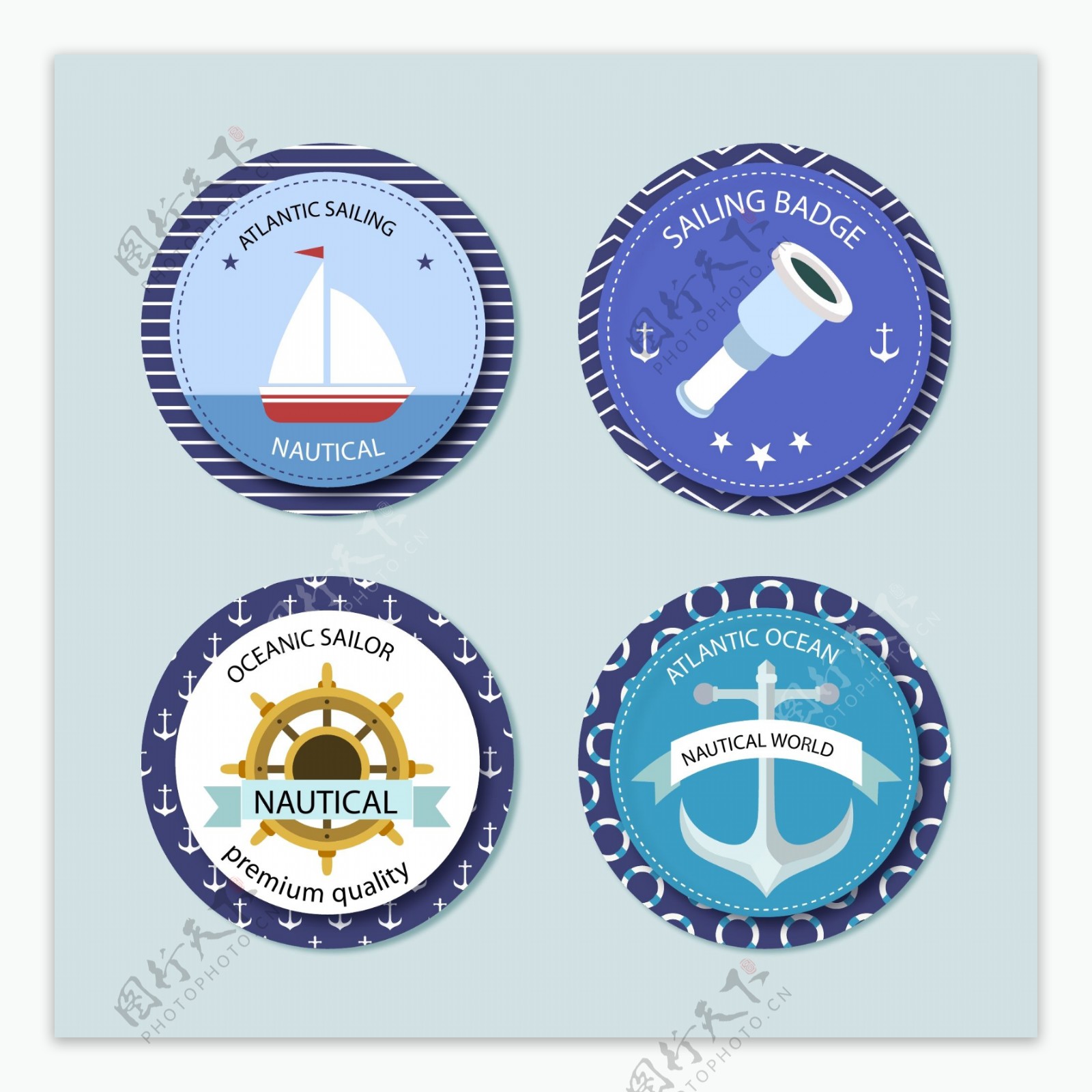 航海标志logo