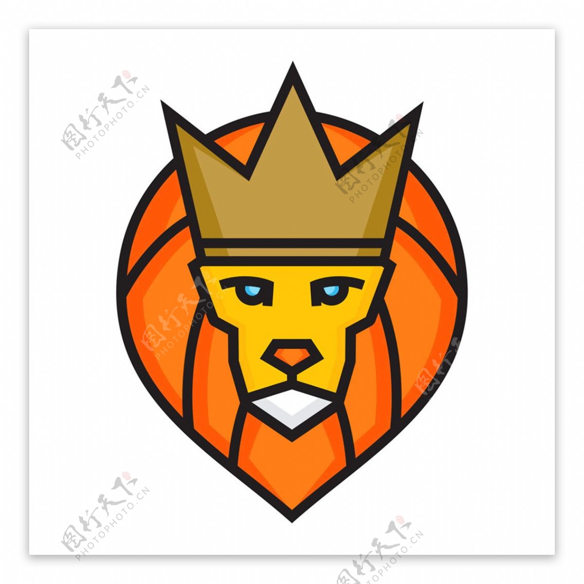 皇冠狮子标志图片