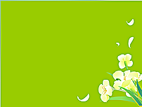 绿色鲜花背景flash动画