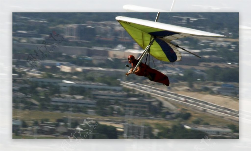 飞滑翔伞视频素材