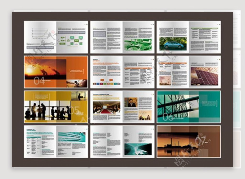 大气企业宣传画册设计模板