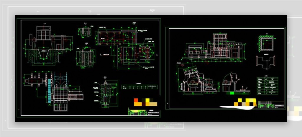 破碎机CAD机械图纸