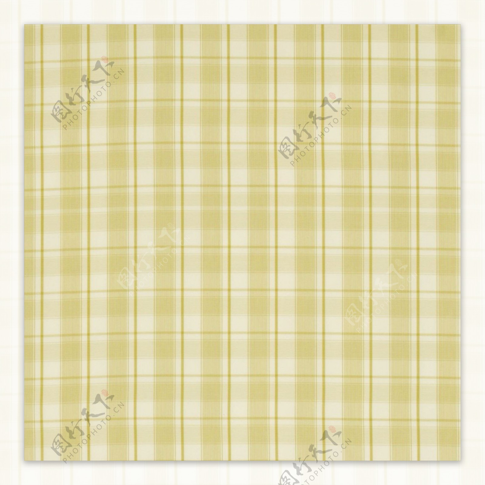 黄色格子布纹壁纸图片