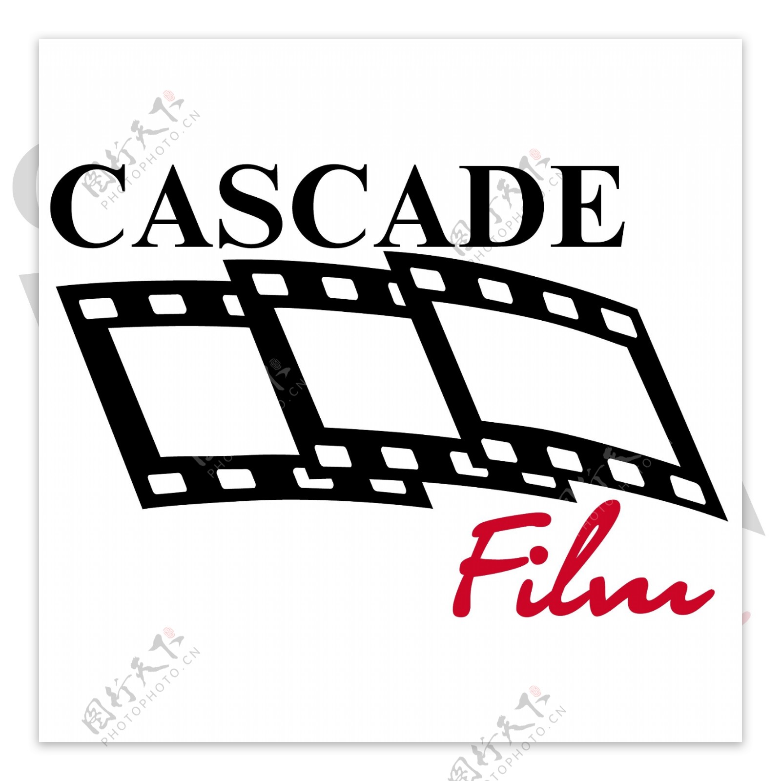 CASCADE黑白logo设计