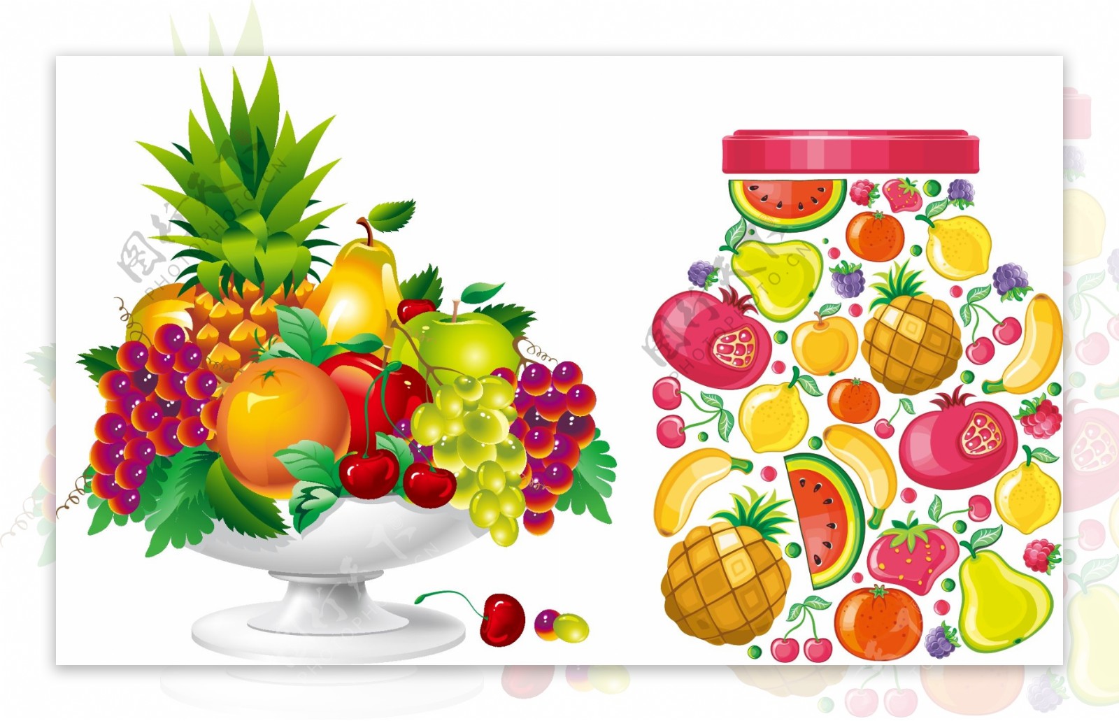 水果盘水果造型