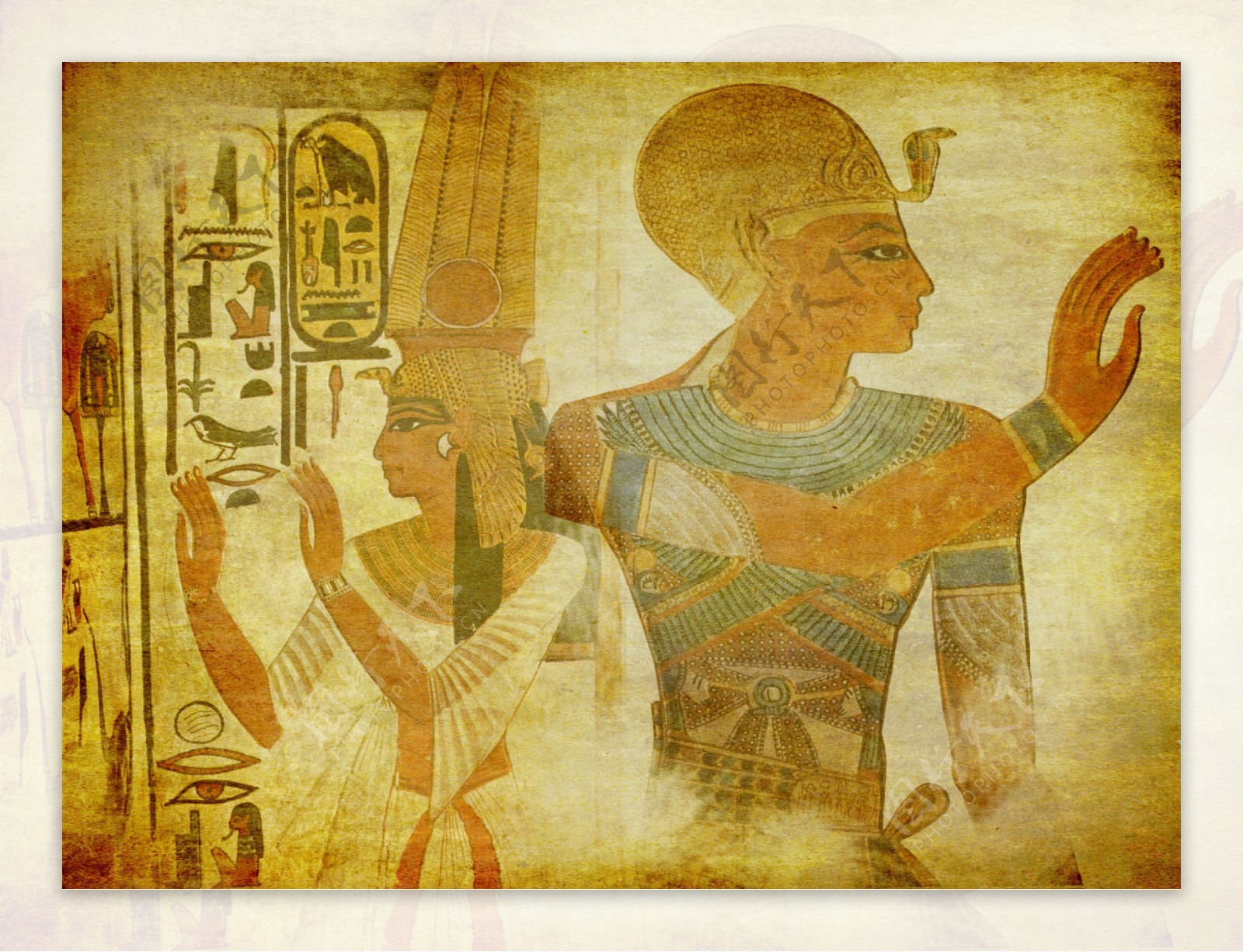 埃及法老与埃及王后图片