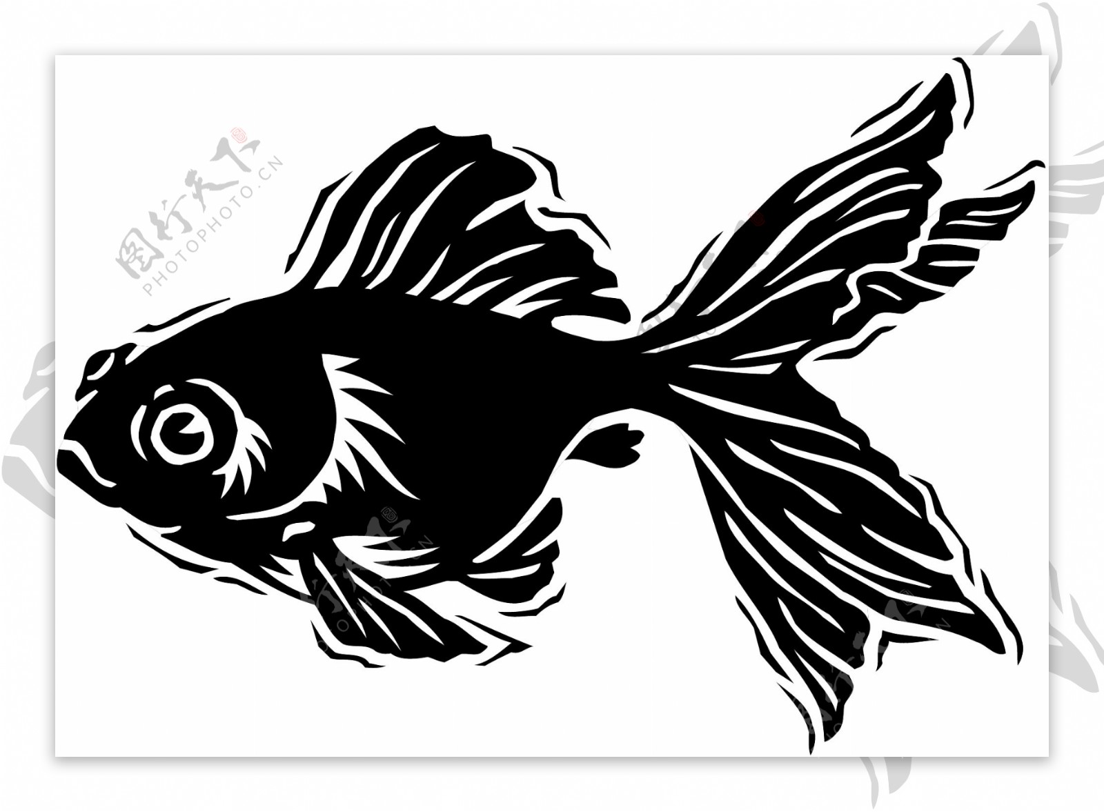 五彩小鱼水生动物矢量素材EPS格式0228