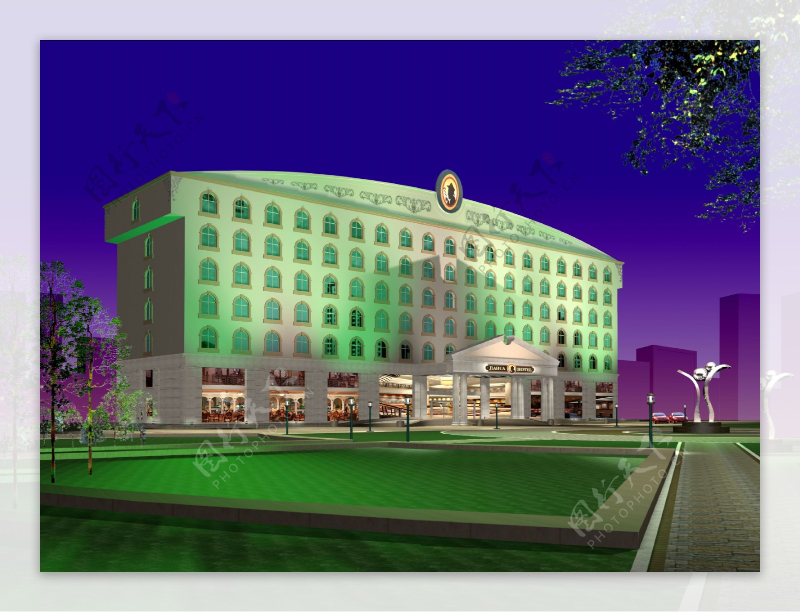 酒店宾馆建筑装饰JPG0035