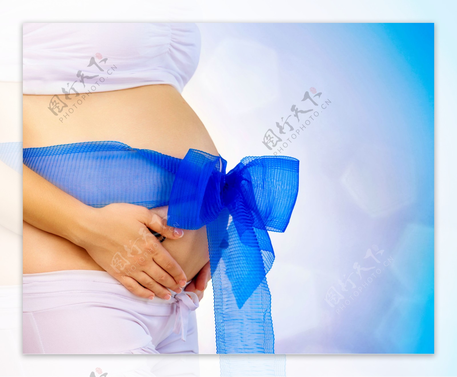 光斑与孕妇照图片