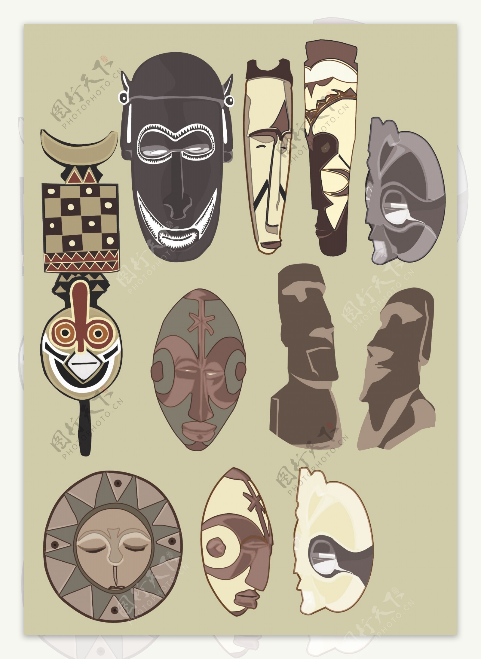 古代面具
