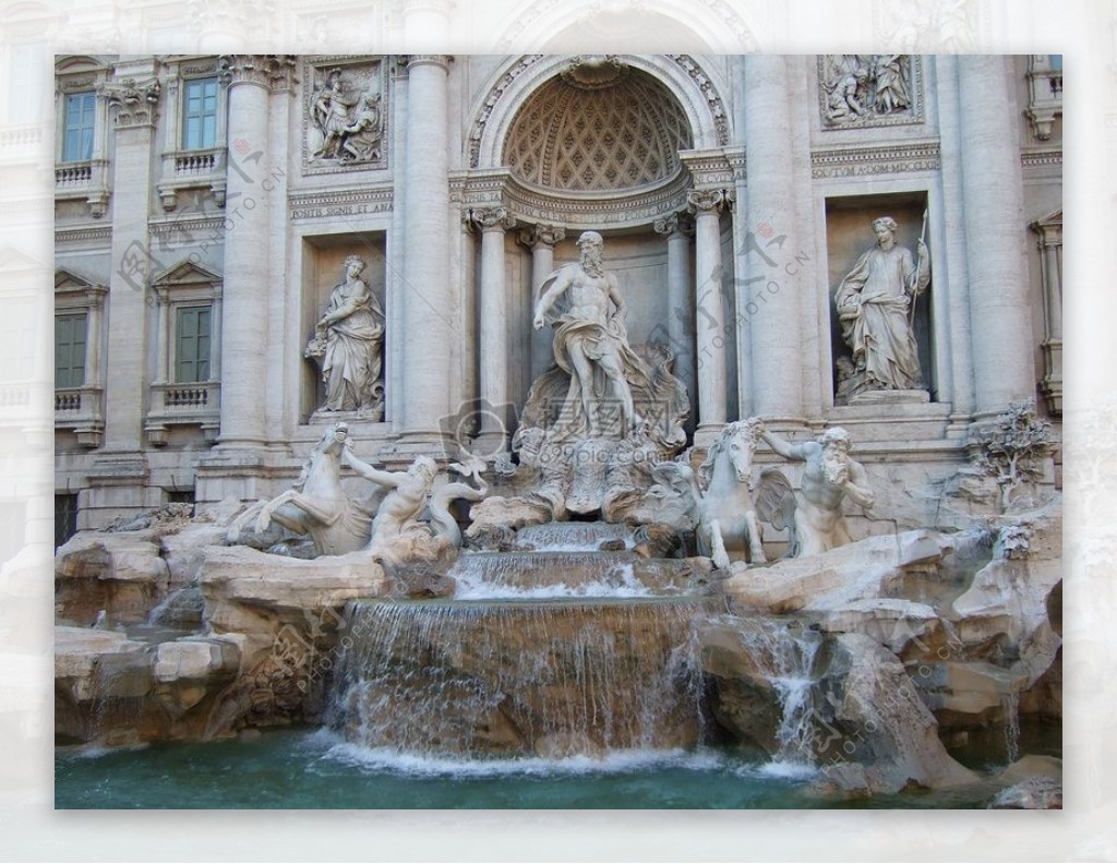 意大利的特雷维喷泉