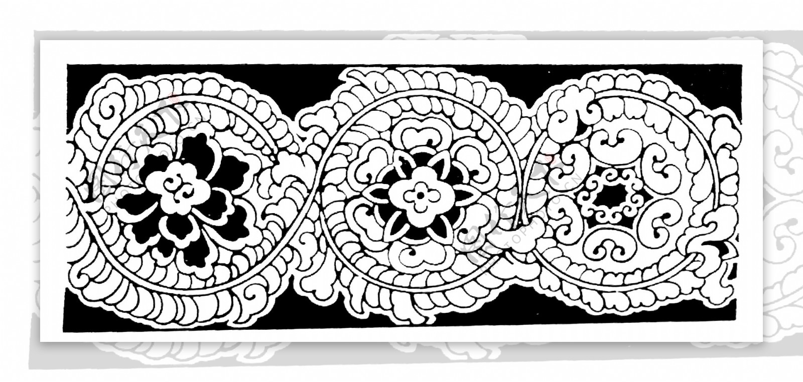 花边纹饰传统图案0224