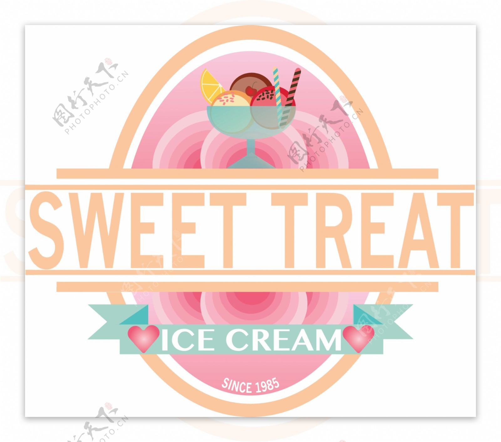 甜品冰淇淋logo