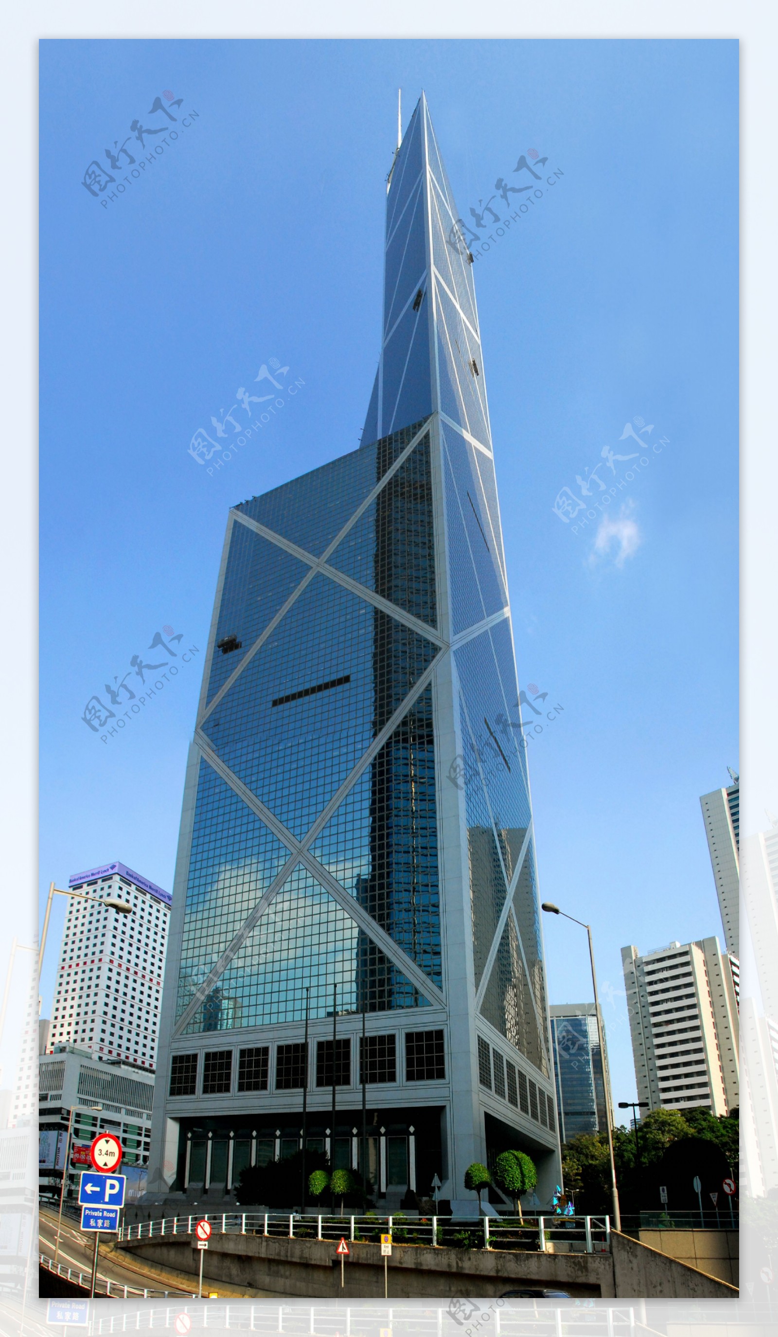高清香港中银大厦图片