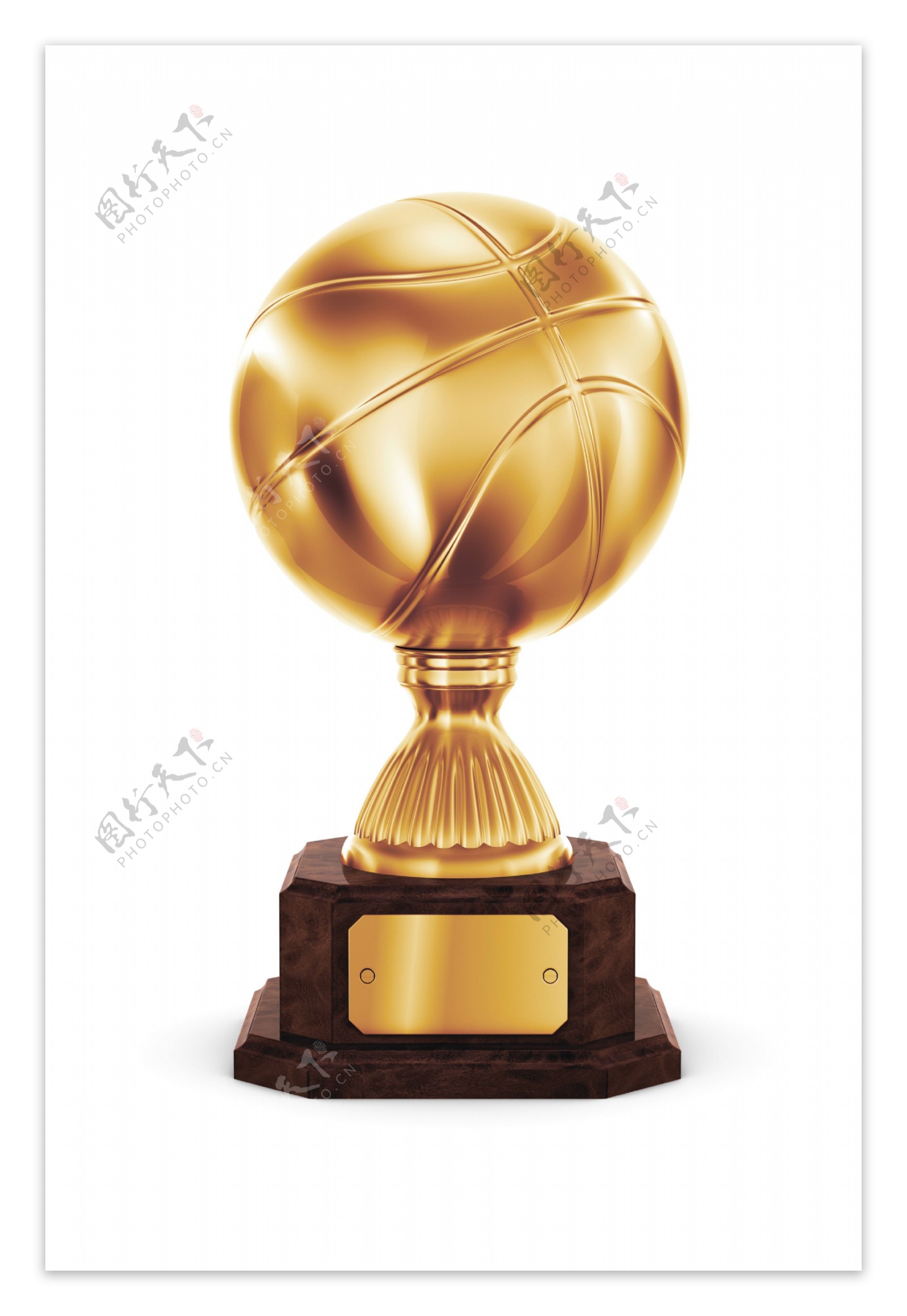 篮球形奖杯图片