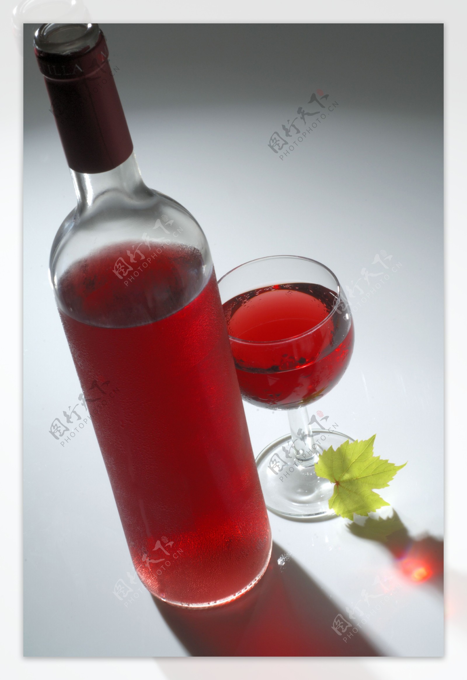 葡萄红酒摄影图片