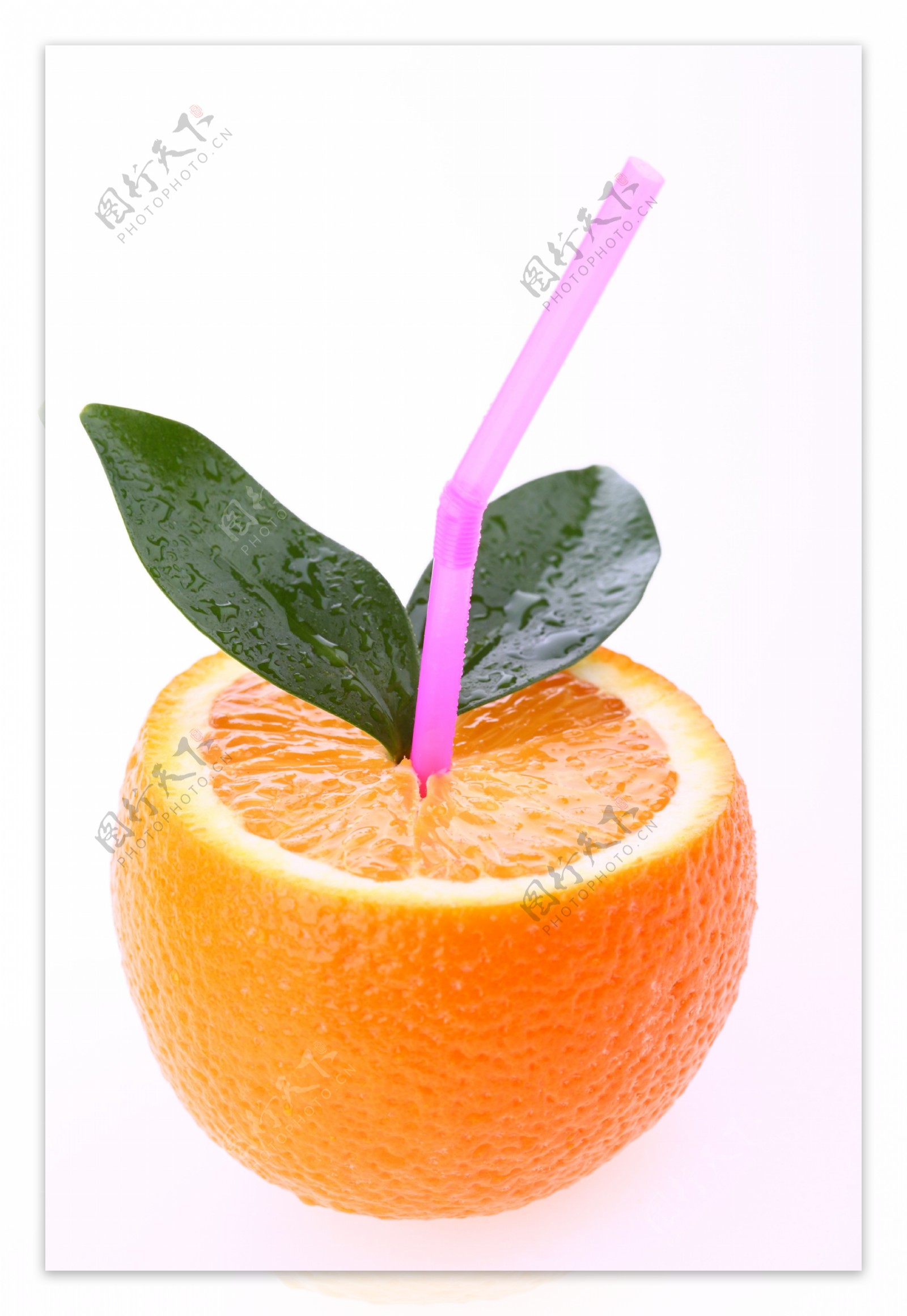 新鲜橙子摄影图片