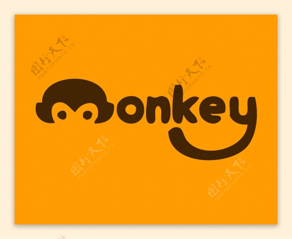 monkey创意标志设计