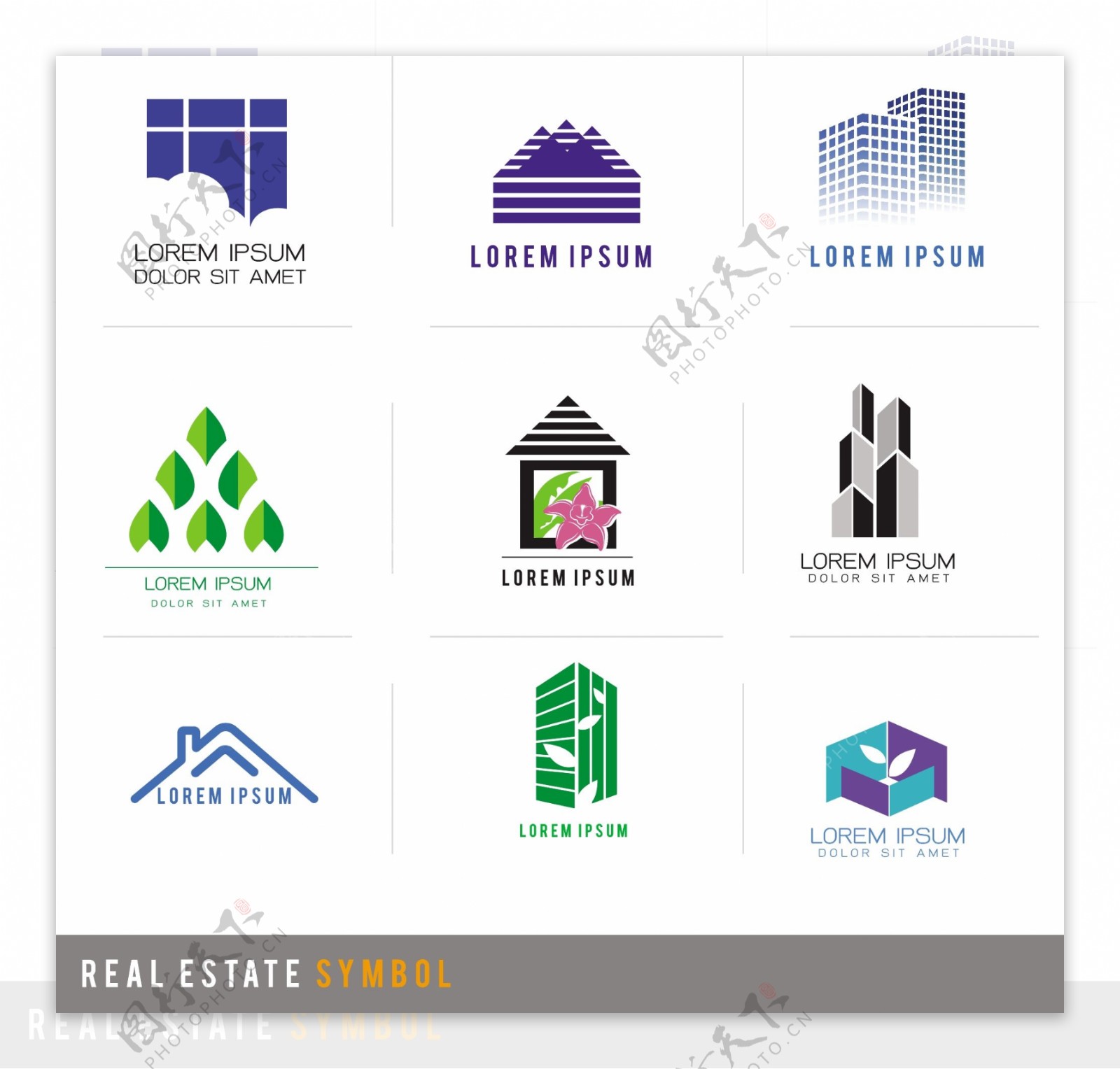 房地产建筑公司logo