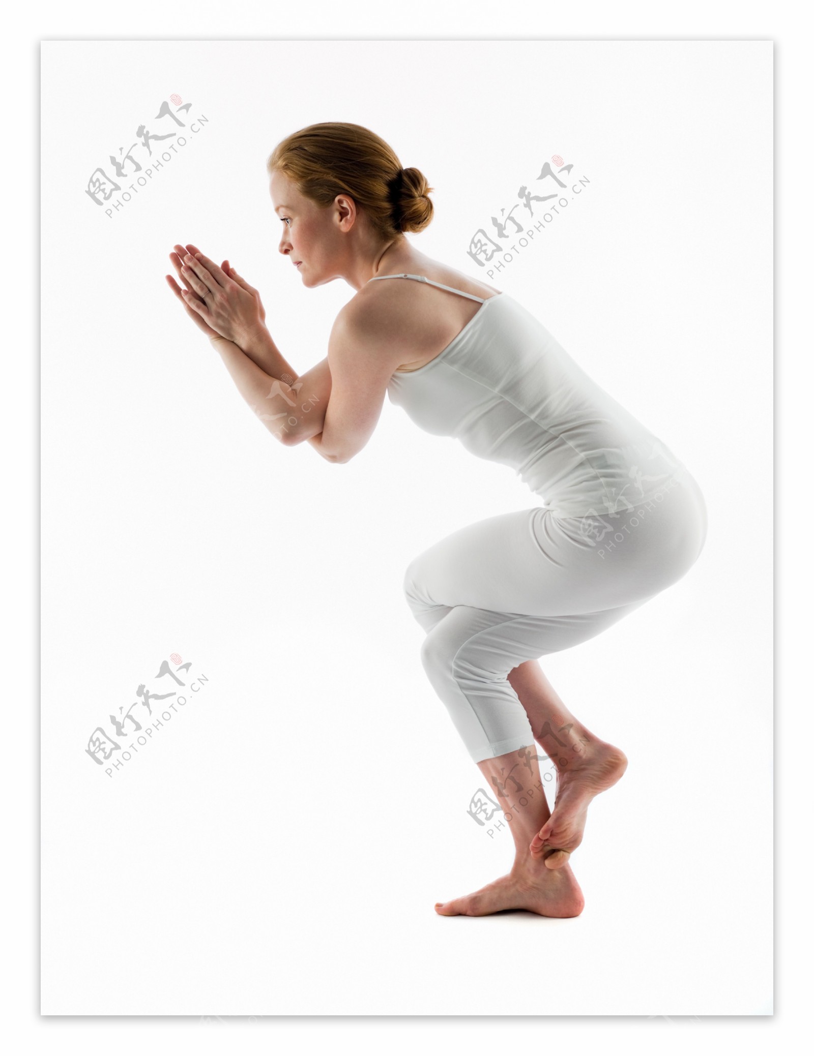 女性瑜伽养生保健操图片