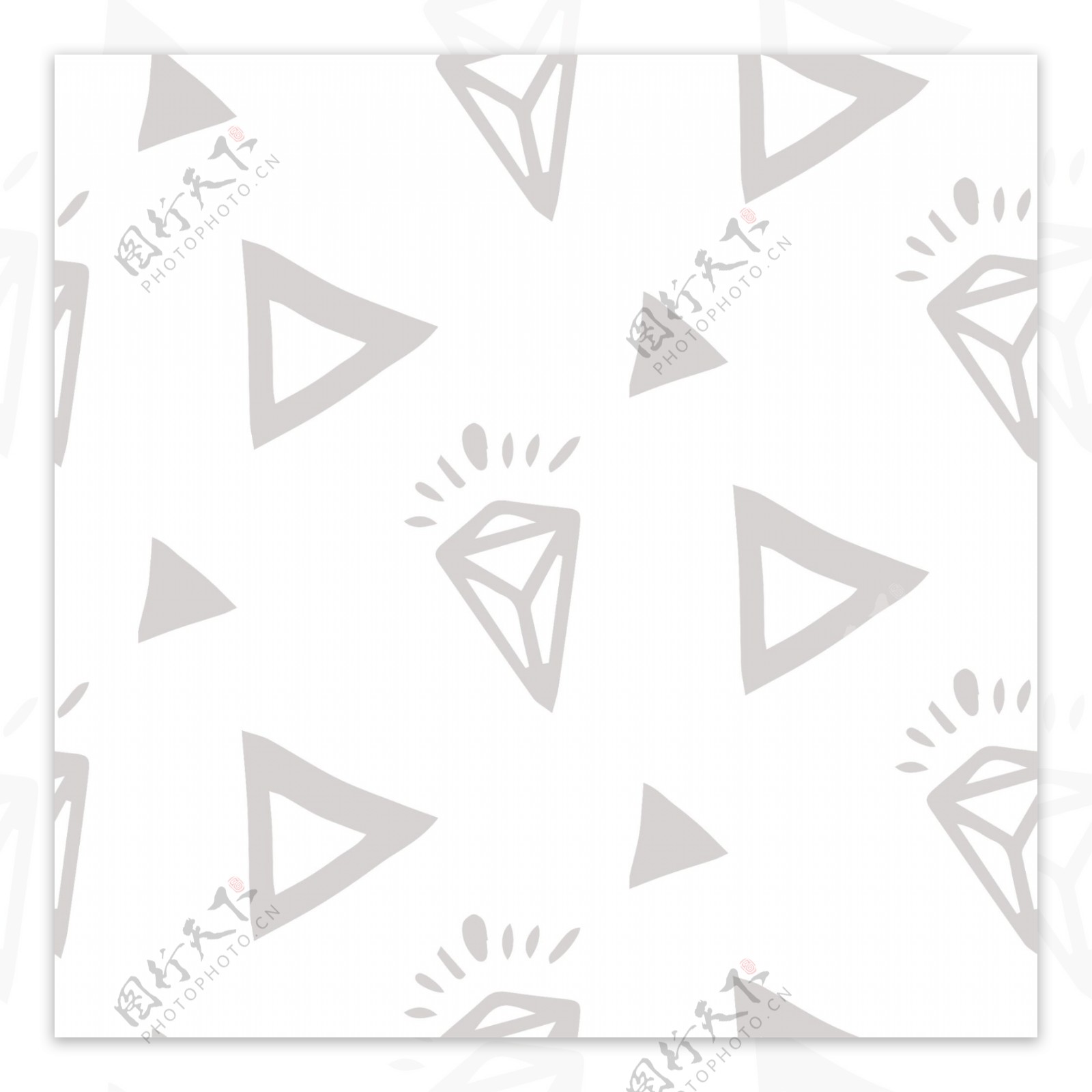 灰色三角形钻石底纹