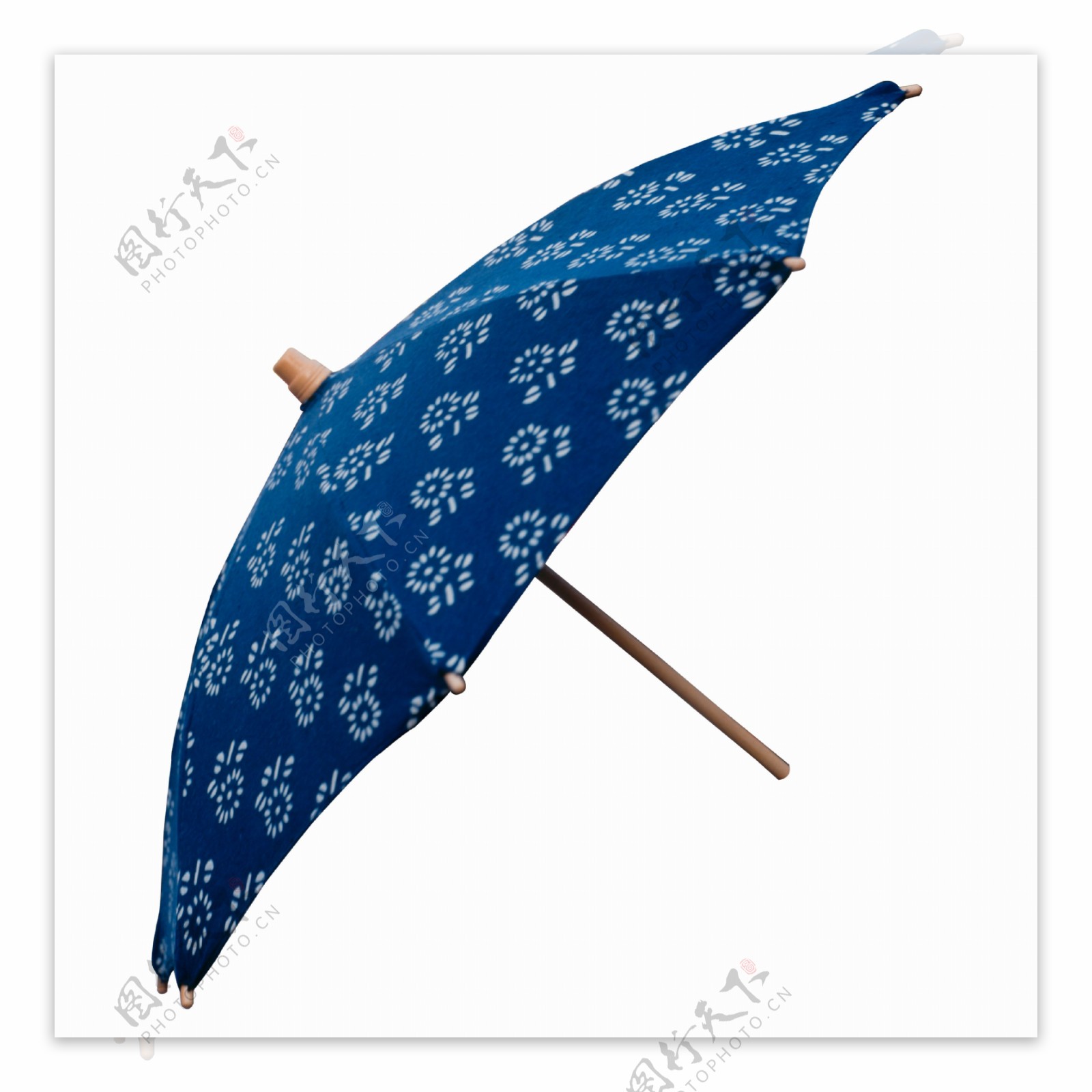 蓝布伞