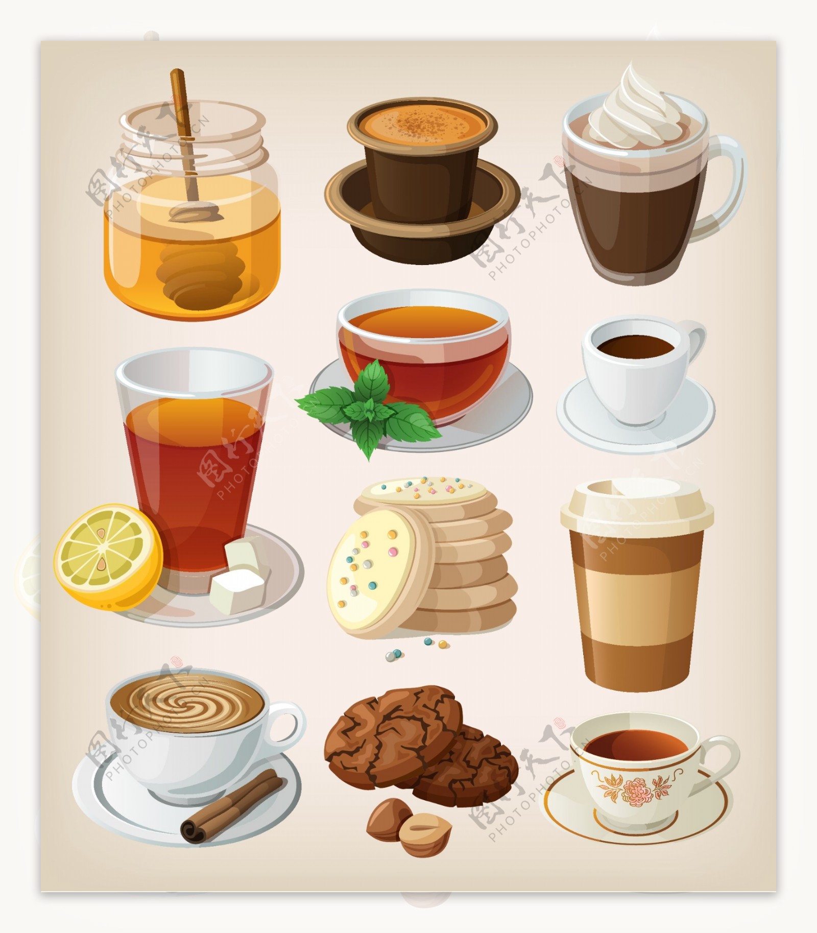 茶饮料与咖啡