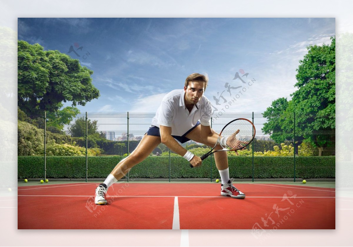 男子网球运动员图片