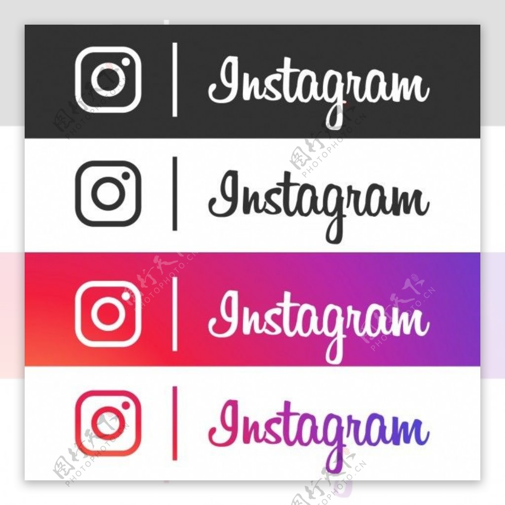 四Instagram的图标