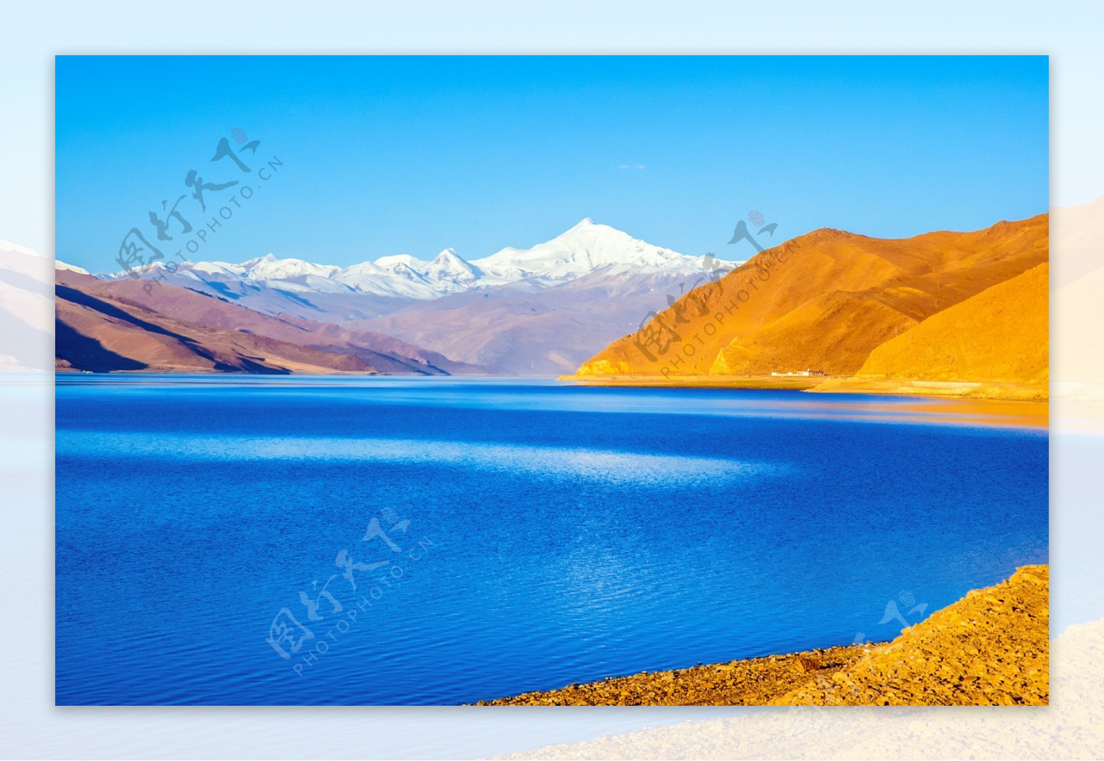 西藏湖泊风景图片