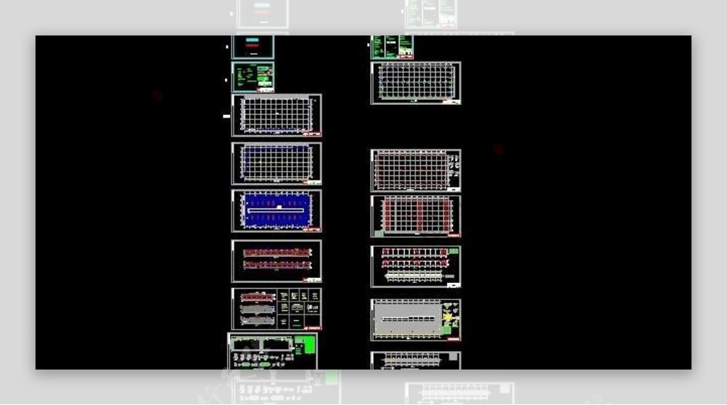 42x90钢结构库房施工图