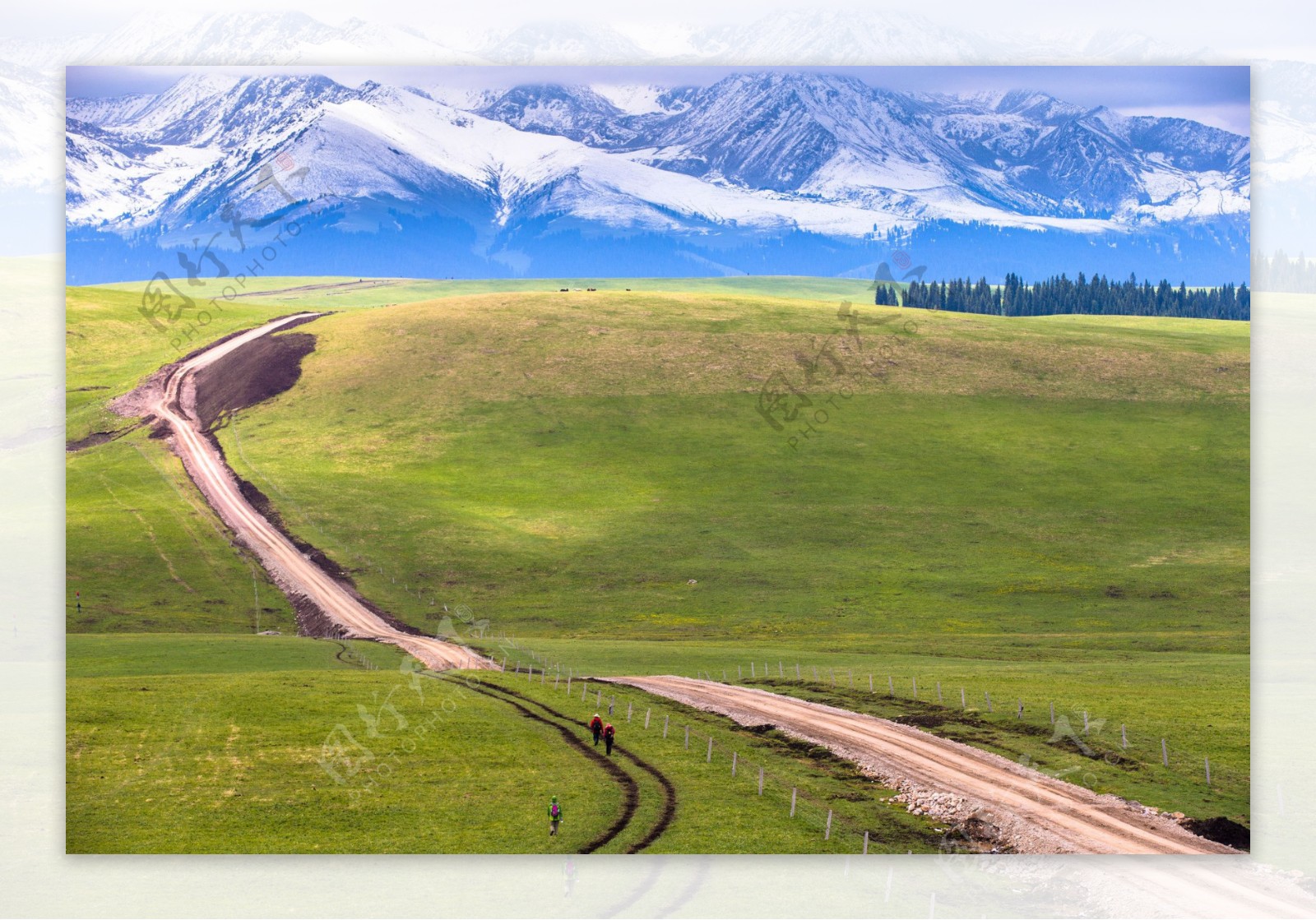 新疆草原风景图片