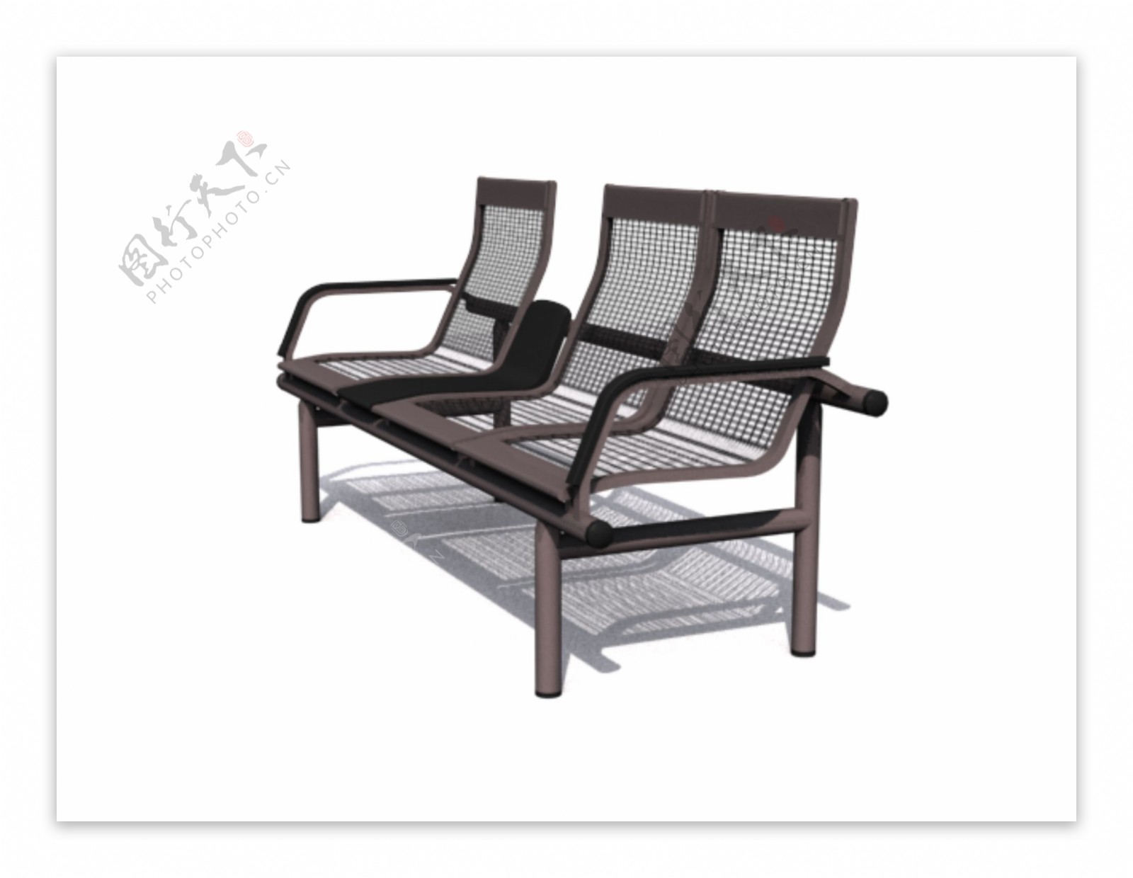 公装家具之公共座椅0483D模型
