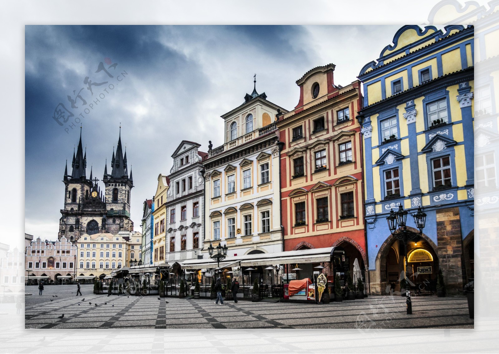 布拉格城市建筑风景图片