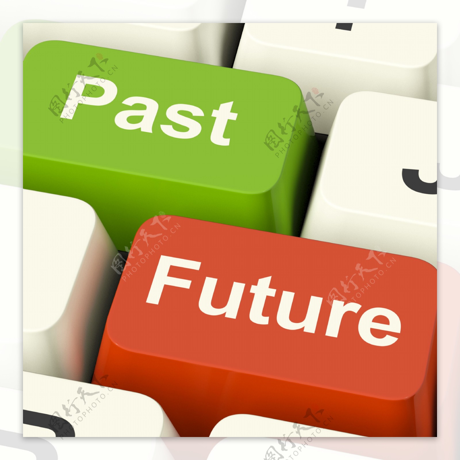 过去和未来的键显示演化老化或进展