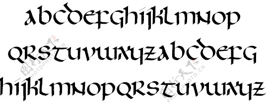 汤姆森安色尔字体的字体